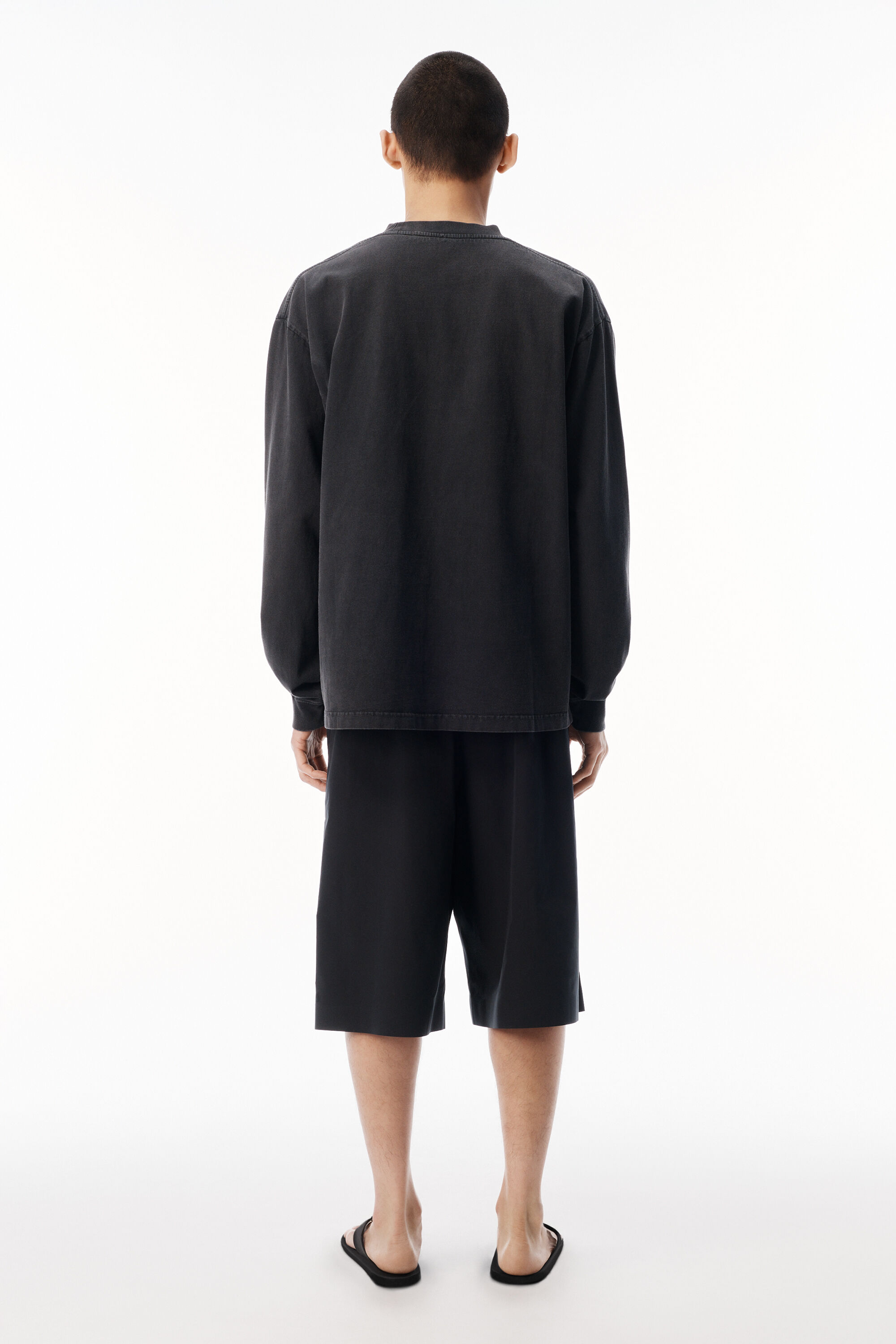 alexanderwang アレキサンダーワング ロゴプリント ロングスリーブ T