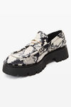 Alexander Wang black/white carter lug loafter