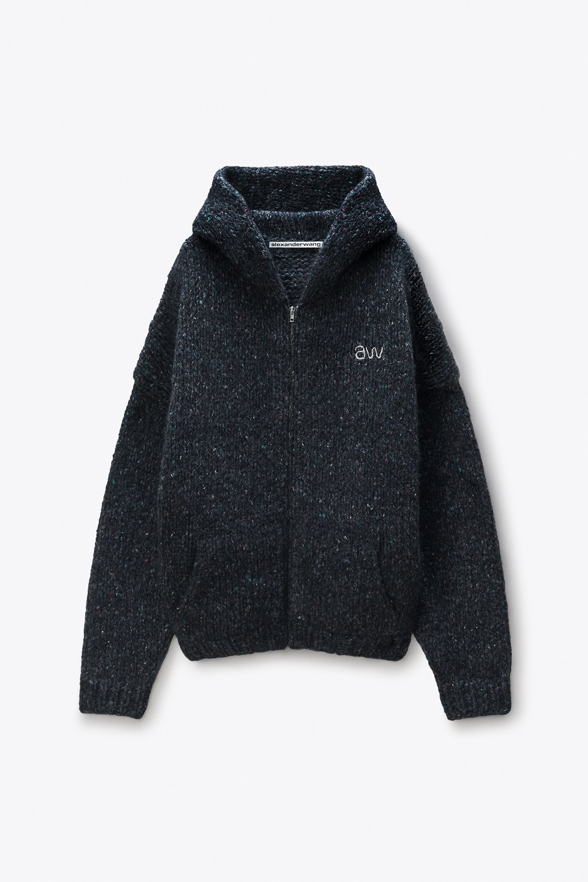 Alexanderwangクロップド丈ハイネックスウェット ロゴ刺繍黒XS 楽天市場】【アレキサンダー ワン】Alexander Wang ロゴ刺繍