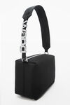 alexander wang heiress sport shoulder bag in nylon black