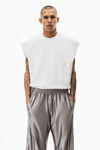 alexander wang 光泽罗缎平纹针织运动长裤 earl grey