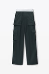Mid-Rise Cargo Rave Pants in Cotton Twill