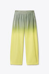 Alexander Wang silver/yellow 反光中腰运动裤