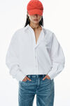 Alexander Wang white oversized organic cotton shirt