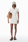 Alexander Wang ivory ivory cotton-blend chenille minidress