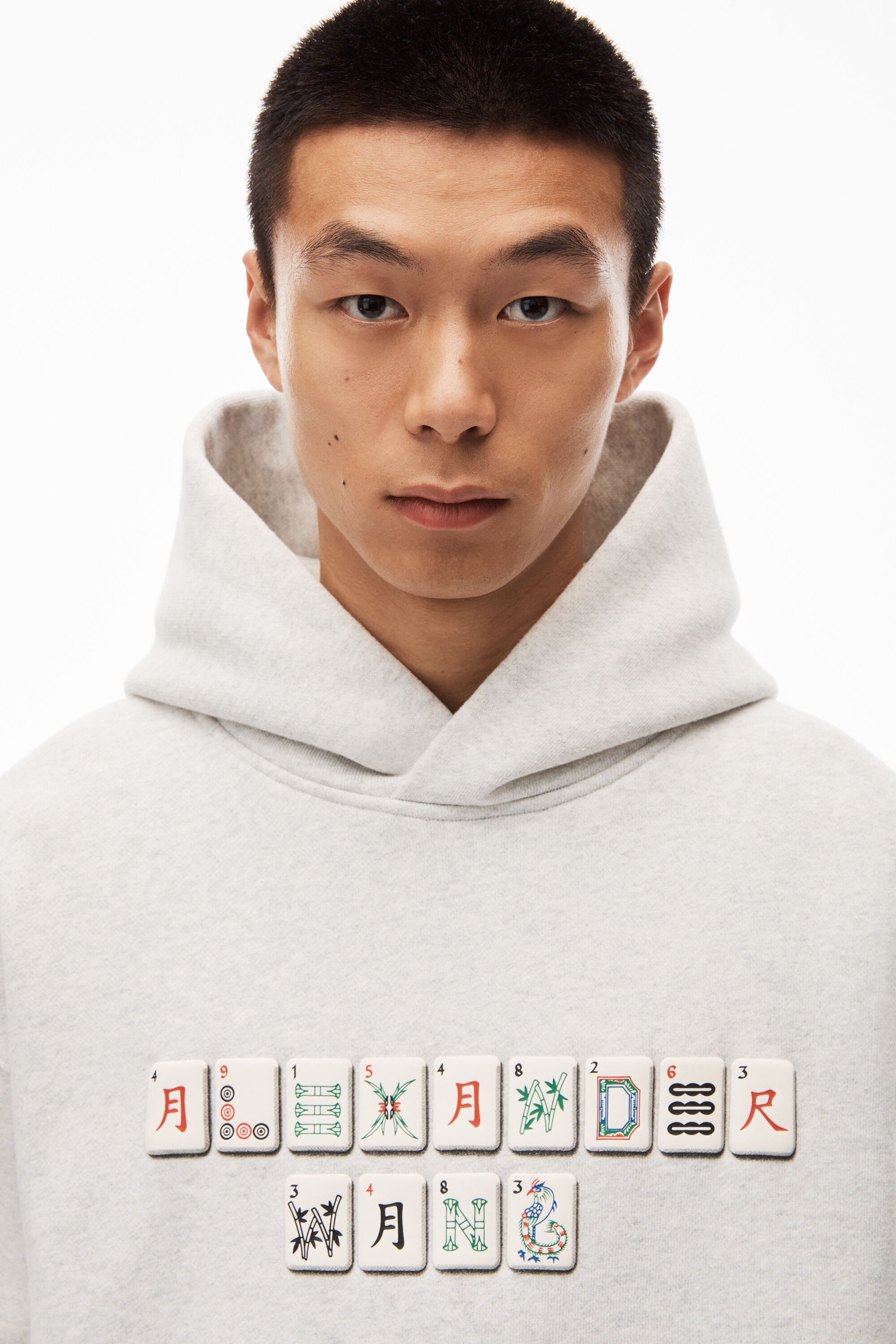 ★関税込★YOUNGWALLJUNCTION★Mahjong Hoodi.e★パーカー★ mahjong hoodie in condensed fleece