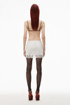 alexander wang 毛圈布超短裙 white