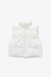 Alexander Wang white white essential puffer vest