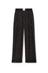 alexander wang hotfix pajama pant in silk charmeuse black