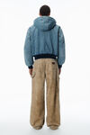 Alexander Wang classic worn indigo unisex rounded workwear jacket