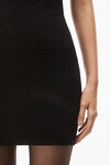 alexander wang 密织提花无肩带超短连衣裙 black