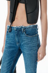 Alexander Wang deep blue jeans skinny blu scuro con design integrato