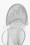 alexander wang nudie 105 闪光 pvc 凉鞋 silver