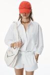 Alexander Wang white boyfriend shirt in cotton