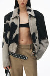 alexander wang straight leg pant in cotton twill khaki