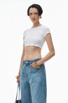 Alexander Wang vintage light indigo logo-embossed balloon jeans