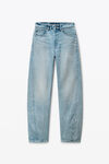 Alexander Wang vintage bleach blue float bleach blue mid-rise jeans