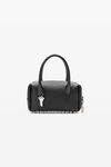 Alexander Wang black black leather roux small top handle bag
