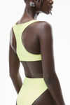 CRYSTAL LOGO SWIMSUIT IN ACTIVE STRETCH