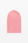alexander wang logo balaclava in compact deboss prism pink