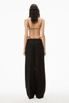 alexander wang g-string trouser in wool tailoring black