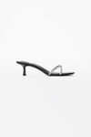 alexander wang dahlia 50 水晶凉鞋 black/clear