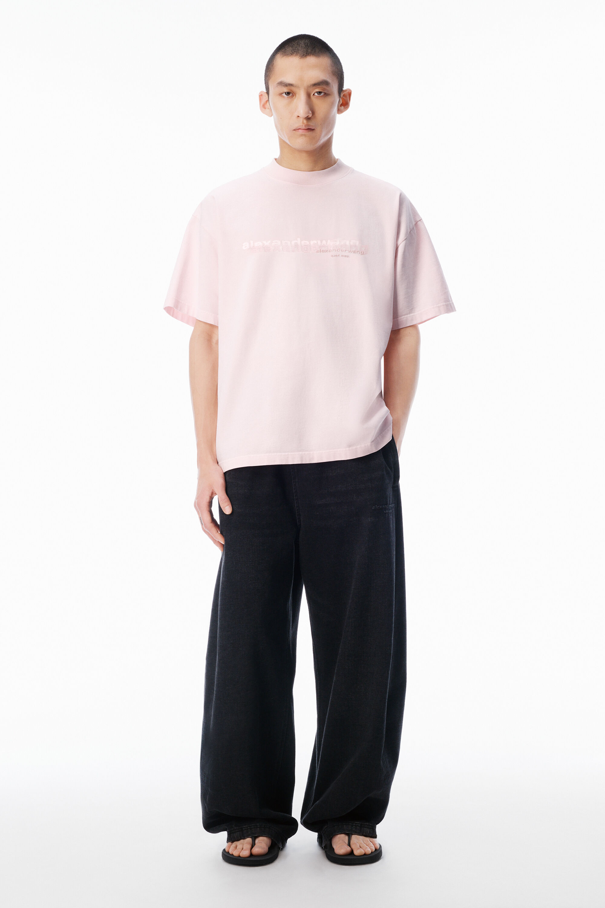 alexanderwang アレキサンダーワング ピンク コットンブレンド