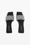 alexander wang anya水晶拖鞋 black