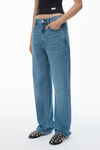 Alexander Wang vintage medium indigo jean droit taille mi-haute ez