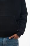 Alexander Wang black unisex hoodie in dense fleece