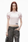 Alexander Wang washed black distressed crystal hotfix jeans
