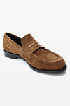 Alexander Wang brown brown suede carter loafers