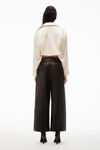 alexander wang layered button down in silk charmeuse ivory