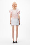 mini skirt in classic terry with logo waistband