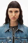 alexander wang デニム ウェーブカフ トラッカージャケット vintage medium indigo