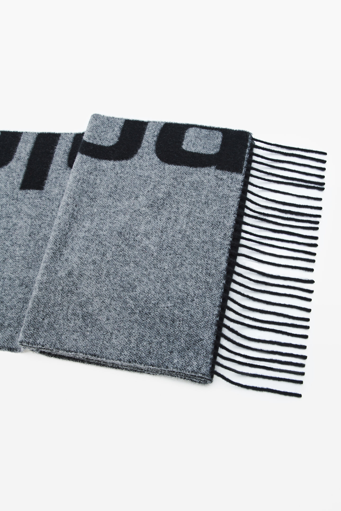 Alexander Wang Logo Jacquard Scarf In Wool Cashmere In Multi