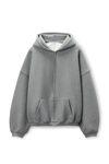 Alexander Wang sidewalk 厚实摇粒绒星星图案拉链连帽衫