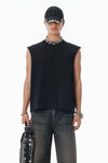 Alexander Wang black 黑色复古渐变效果无袖背心