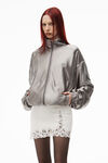alexander wang 毛圈布超短裙 white