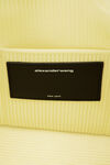 alexander wang ryan small bag in rib knit pale lime yellow