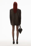 alexander wang 软皮革西装外套 black
