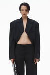 Alexander Wang black mid-rise tailored trouser
