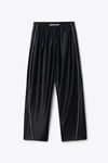 Alexander Wang black 这款中腰运动裤选用光泽罗缎平纹针织布面料制成。