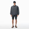 Alexander Wang dark grey melange dark grey logo track jacket