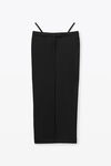 alexander wang 弹力精裁修身版型长款半身裙 black