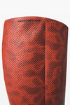 Alexander Wang red multi vivica 85 皮革及膝靴