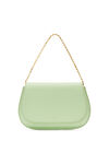 CREST FLAP BAG IN LEATHER