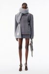 Alexander Wang tornado grey cotton-blend drill jacket