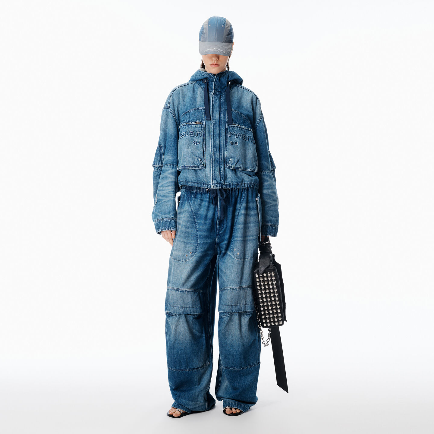 Alexander Wang Oversized Low-rise Cargo Jeans