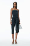 Alexander Wang grey pre-styled wrap catsuit